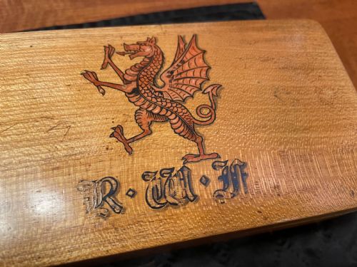 fig 1. ROYAL WELCH FUSILIERS TABLE BOX