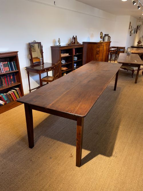 Large Oak Farmhouse Table