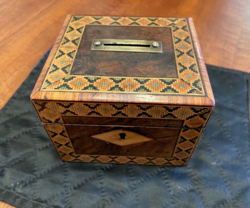 Tunbridgeware Money Box