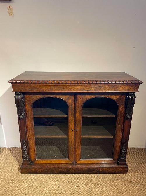 Rosewood 2 Door Bookcase