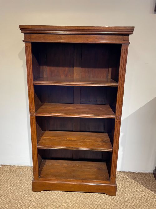Late Victorian Walnut Bookcase