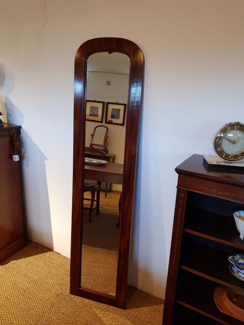 Victorian Mahogany Wall Hanging Mirror