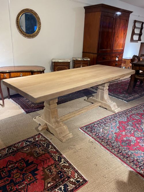 Scrubbed Oak Refectory Table
