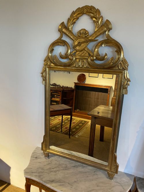 1930’S Gilt Wood Mirror