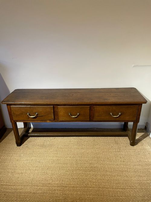 Antique Oak Dresser Base / Server