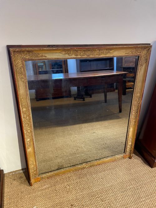 Antique Overmantle Mirror