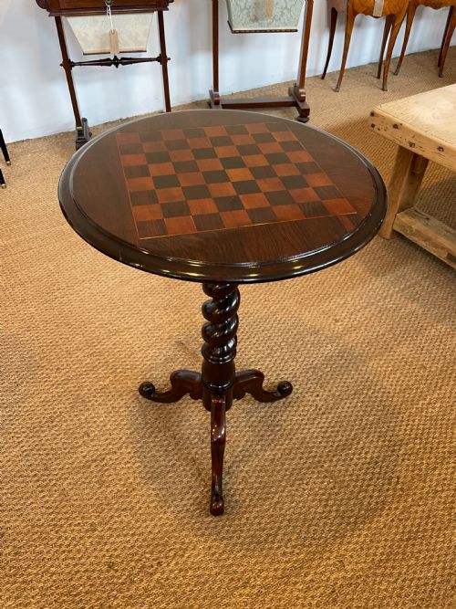 Victorian Rosewood Chess Table