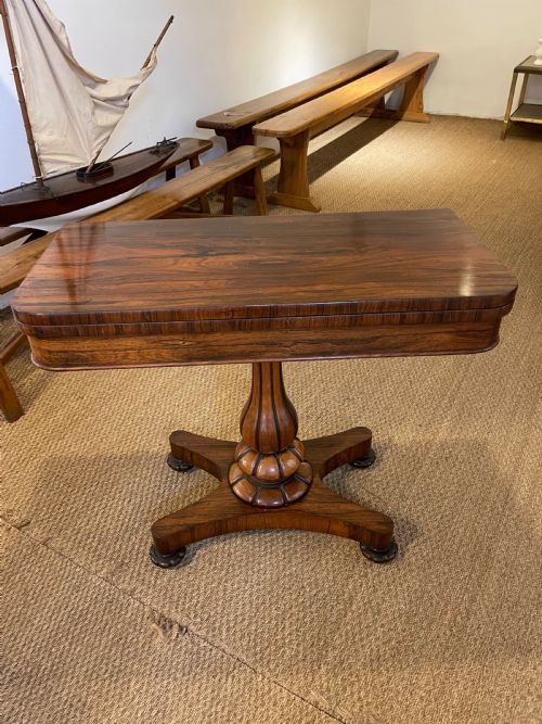 Rosewood Card Table