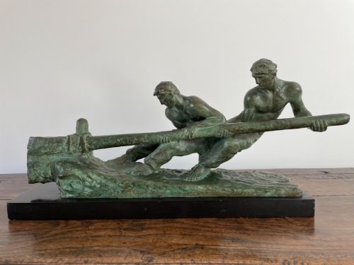 Large Art Deco Bronze by Alexander Kelety