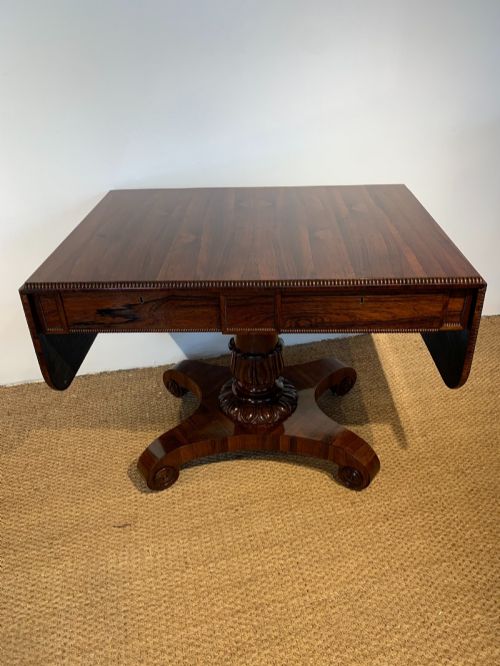 George IV Rosewood Sofa Table