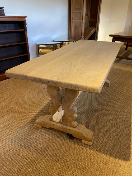 Scrubbed Oak Refectory Table