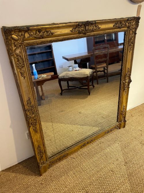 19th Century Gilt Over Mantle 44x48 “