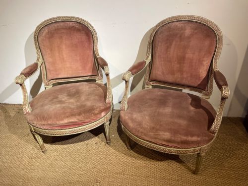 Pair of 19th Century French Armchairs