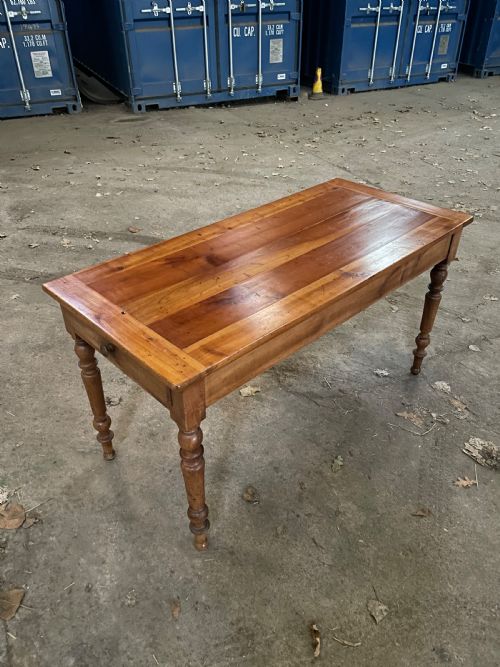 Small Cherry Wood Farm Table
