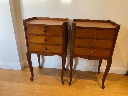 Pair of French Bedside Cabinets