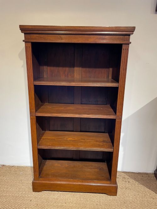 Late Victorian Walnut Bookcase