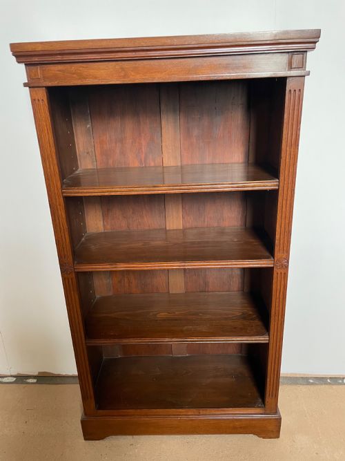 Late Victorian Open Bookcase