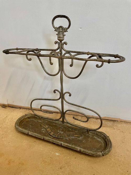 19th Century Wrought Iron Umbrella / Stick Stand