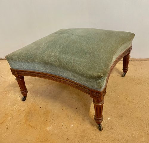 Napoleon III Walnut Footstool