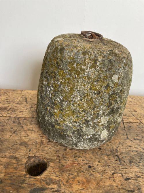 Antique Granite Farm Weight or Tethering Block