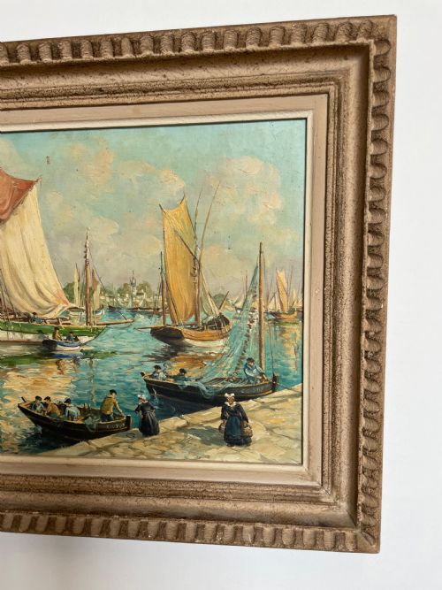 BRETON SEASCAPE HARBOUR SCENE - ADDITIONAL PHOTO 1