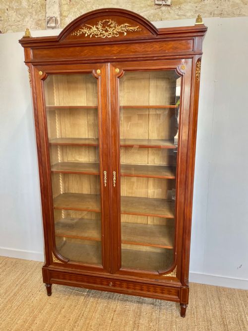 Mahogany Glazed Bookcase