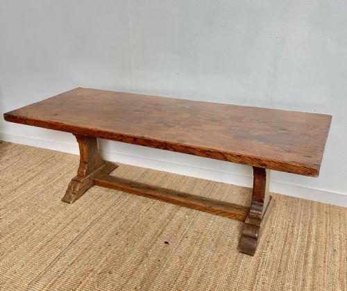 Antique Oak Refectory Table 2.2 Meters