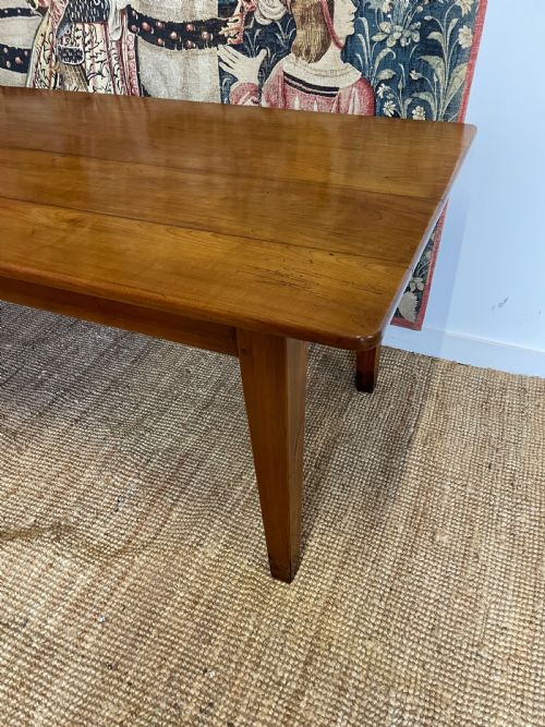 fig 1. Cherry wood farm house table 
