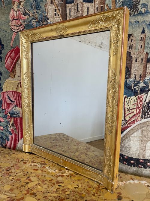 Antique Gilt Overmantle
