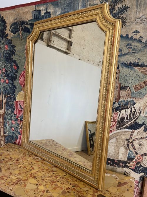 Antique Gilded Overmantle