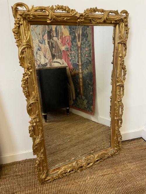 Decorative 19th Century Gilt Mirror