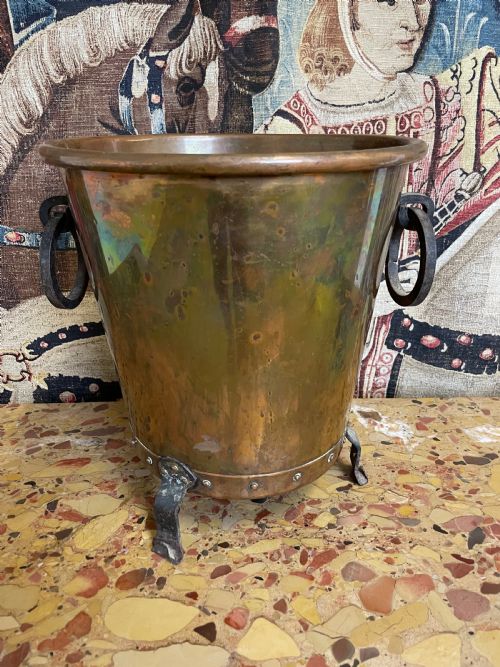 Copper Planter / Waste Paper Bin