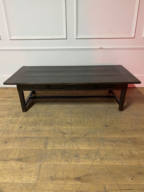 Antique Painted Oak Coffee Table