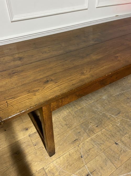 ANTIQUE OAK FARMHOUSE TABLE 33 METERS - ADDITIONAL PHOTO 2