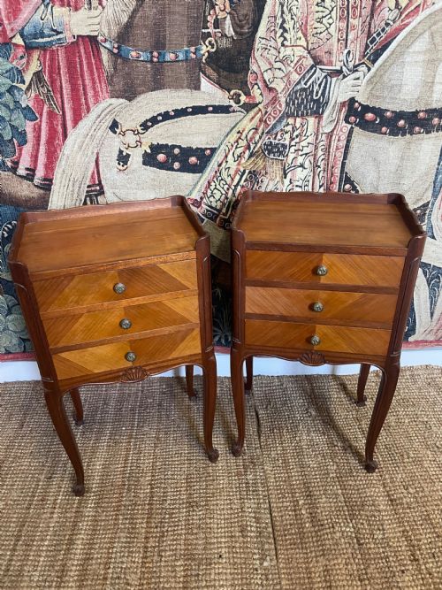 Pair of Mahogany Bedside Cabinets