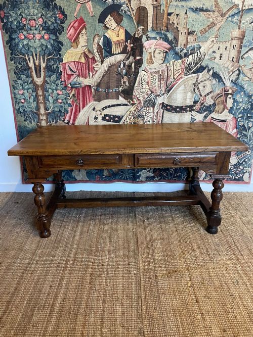 Oak Console Table / Serving Table