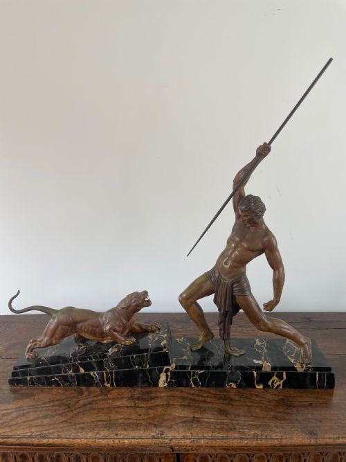 Art Deco Sculpture “The Hunter “By D Chiparus
