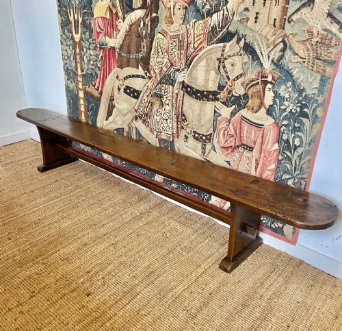Large Oak Bench 2.98 Meters