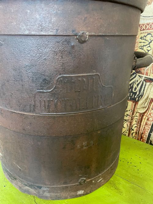 ANTIQUE INDUSTRIAL MEASURE LOG BIN - ADDITIONAL PHOTO 1