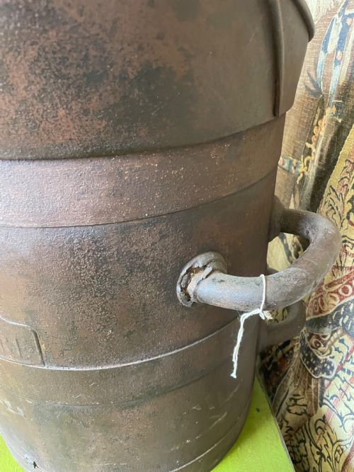 ANTIQUE INDUSTRIAL MEASURE LOG BIN - ADDITIONAL PHOTO 4