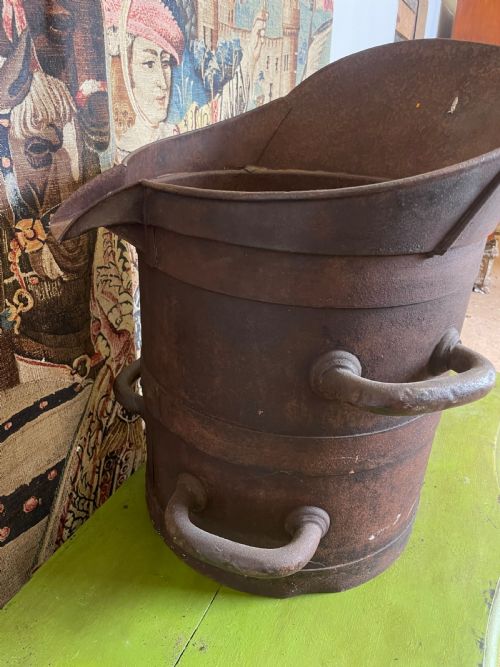 ANTIQUE INDUSTRIAL MEASURE LOG BIN - ADDITIONAL PHOTO 5
