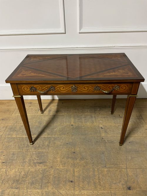 Napoleon III Inlaid Writing Table / Centre Table