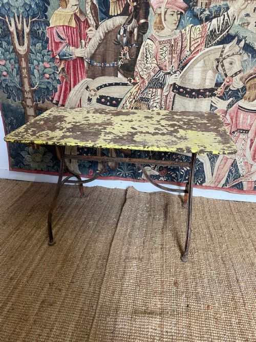 French Metal Garden Table / Bistro Table