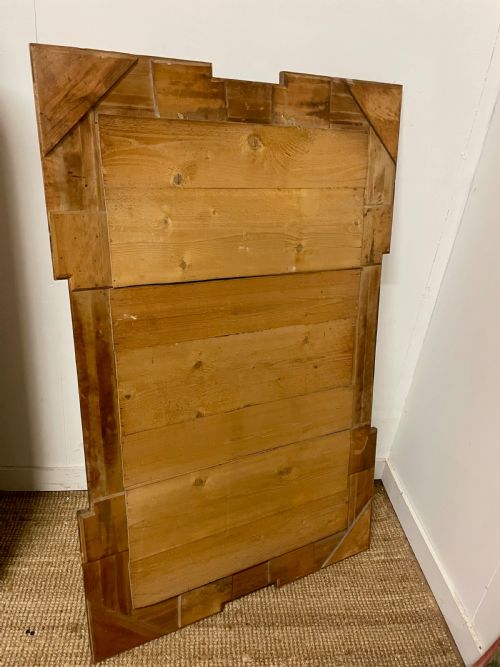 DECORATIVE WALNUT AND PARCEL GILT WALL MIRROR - ADDITIONAL PHOTO 7