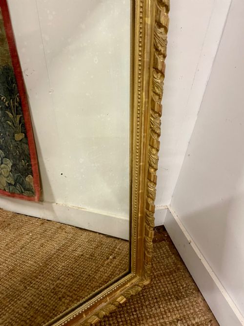 DECORATIVE LATE 19TH CENTURY WALL MIRROR WITH SHELL MOTIF - ADDITIONAL PHOTO 4