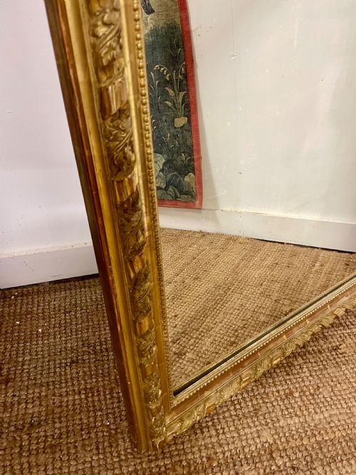 DECORATIVE LATE 19TH CENTURY WALL MIRROR WITH SHELL MOTIF - ADDITIONAL PHOTO 6