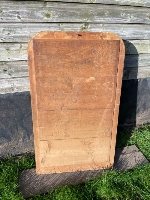 19TH CENTURY NEAT SIZED ARCHED TOPPED WALL MIRROR - ADDITIONAL PHOTO 9