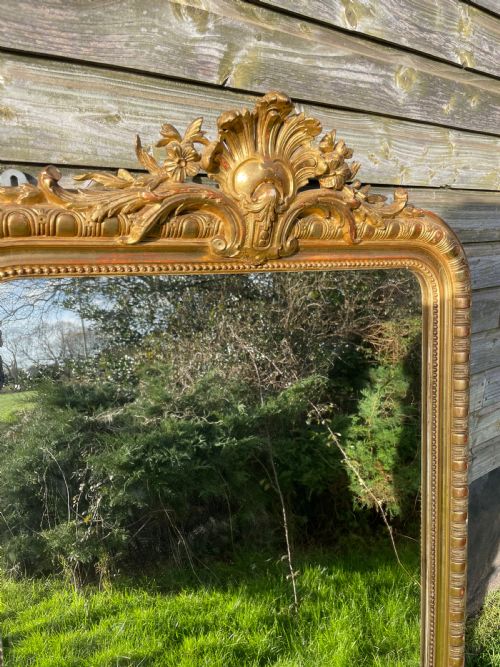 19TH CENTURY GILDED OVER MANTLE - ADDITIONAL PHOTO 1