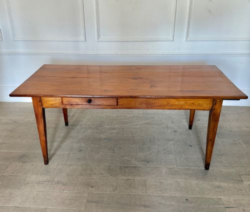 2m Cherrywood Farmhouse Table with Bread Slide