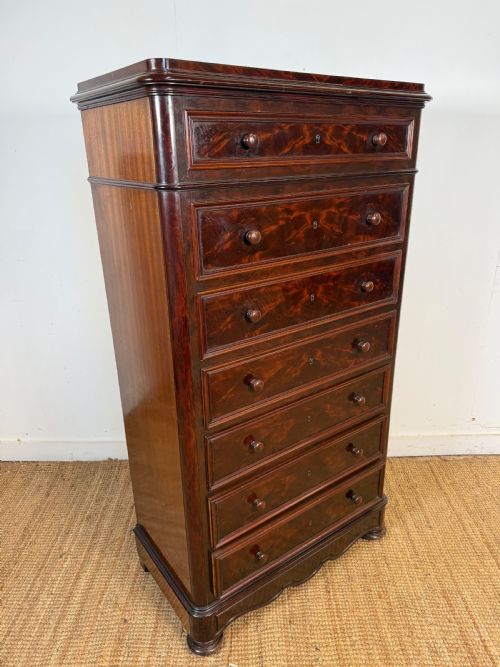 TALL NARROW CHEST OF DRAWERS SEMAINIER - ADDITIONAL PHOTO 3